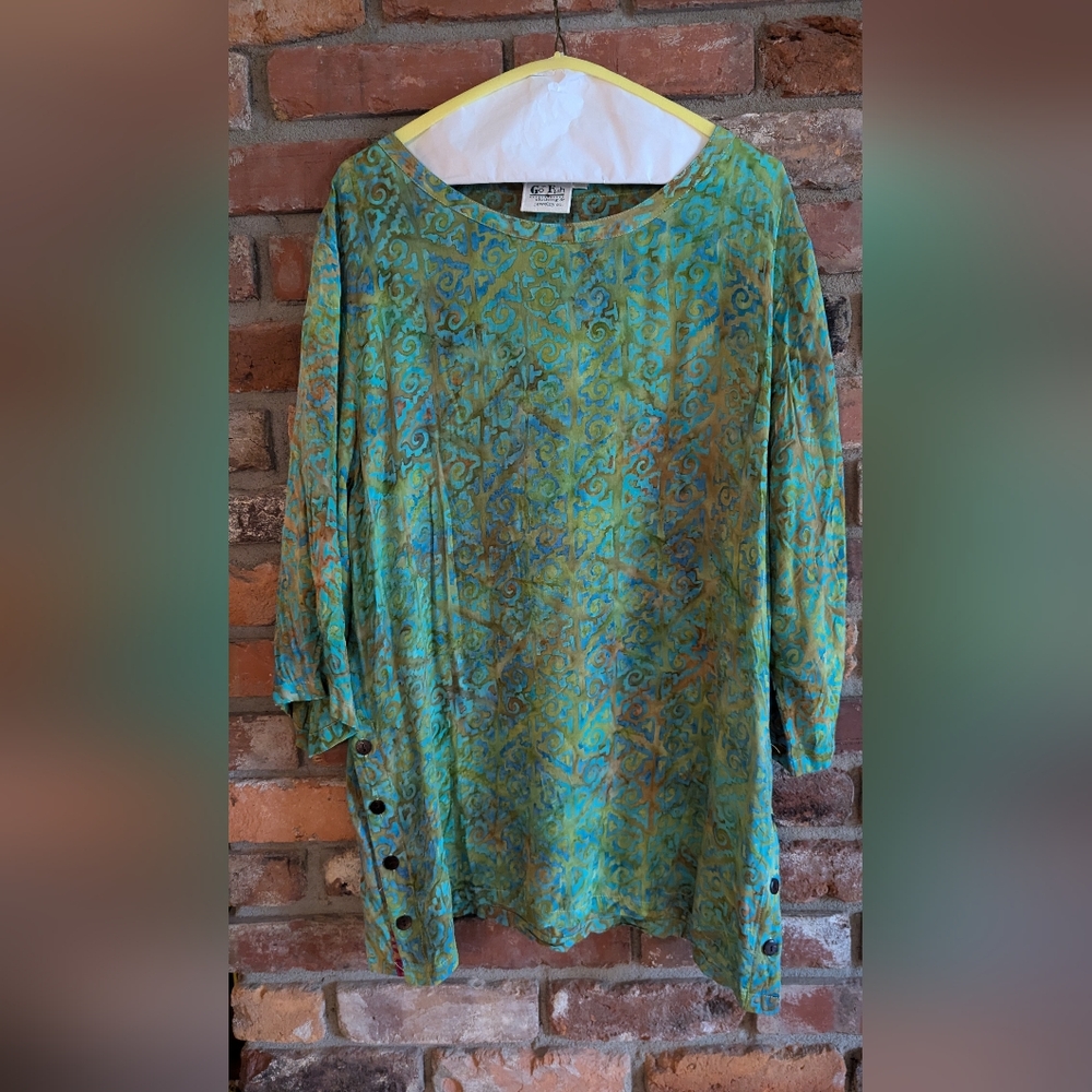 Go Fish Batik Top